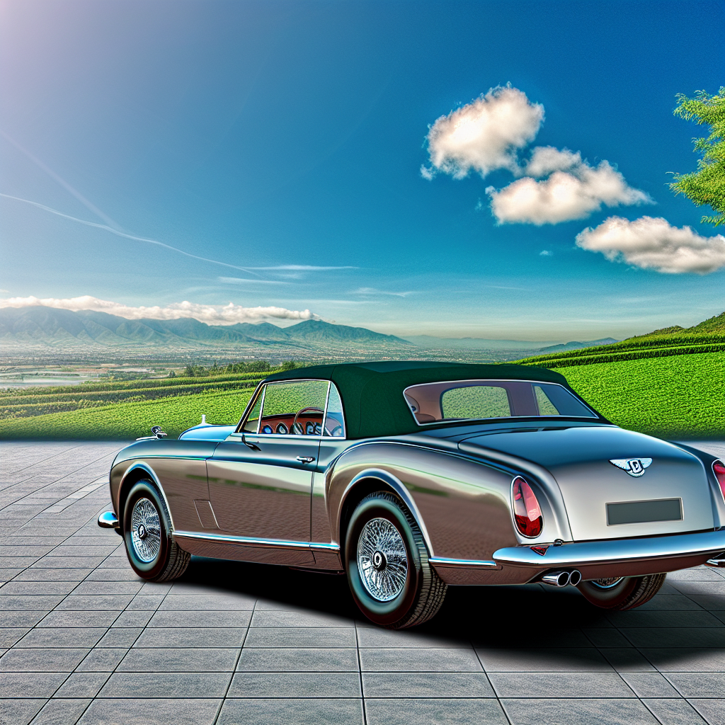 A visually appealing depiction of the Bentley Brooklands showcasing its elegant design and luxurious features.