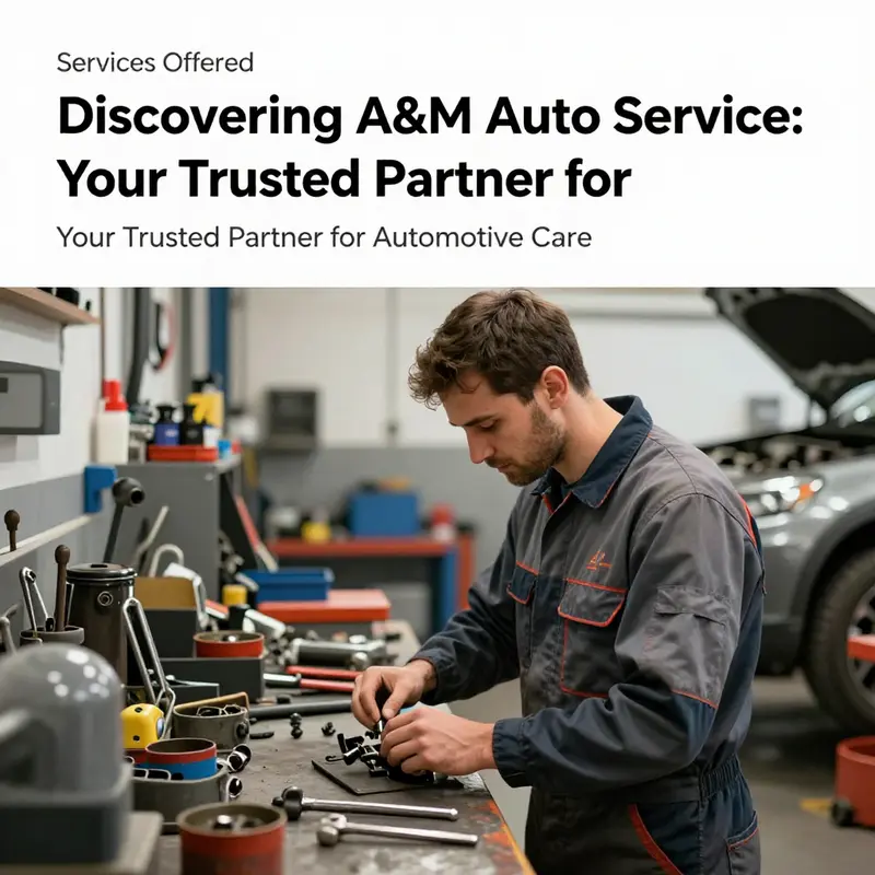 A technician providing quality automotive service, highlighting A&M Autoservice’s dedication to vehicle maintenance.