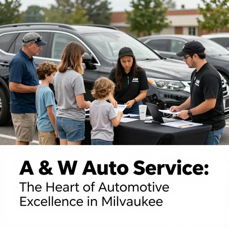 Mechanics at work in a well-equipped workshop, demonstrating A & W Auto Service’s commitment to quality automotive care.