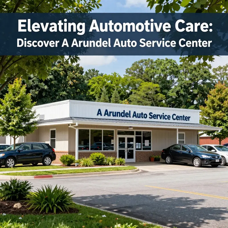 A welcoming view of A Arundel Auto Service Center, highlighting its accessibility and inviting atmosphere.