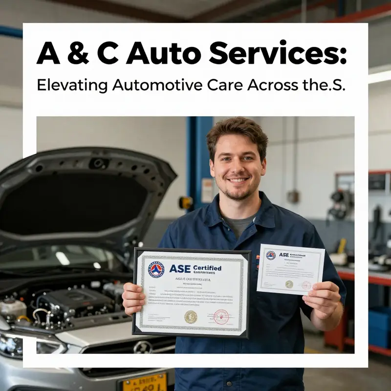 A C Auto Services location with ASE-certified technicians providing a range of automotive repair services.