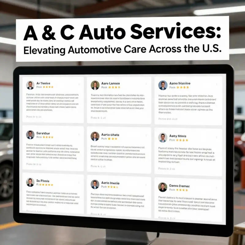 A C Auto Services location with ASE-certified technicians providing a range of automotive repair services.