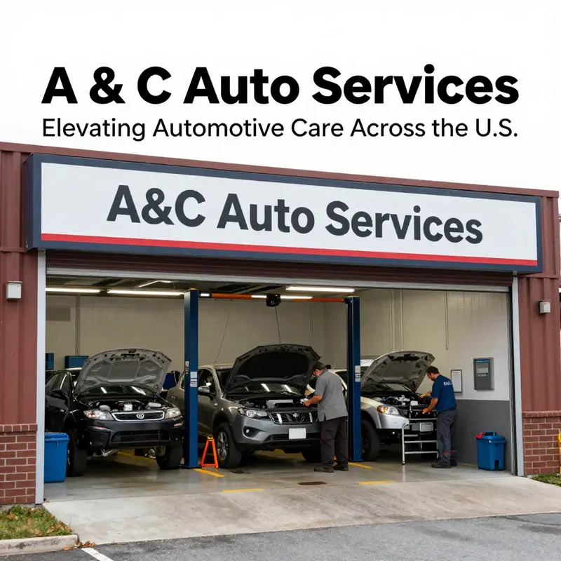 A C Auto Services location with ASE-certified technicians providing a range of automotive repair services.