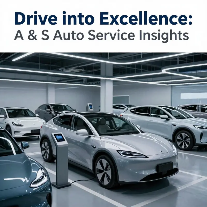 A-S Auto Service facility, showcasing a blend of modernity and professionalism.