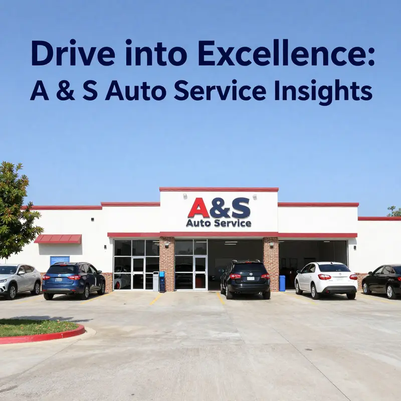 A-S Auto Service facility, showcasing a blend of modernity and professionalism.