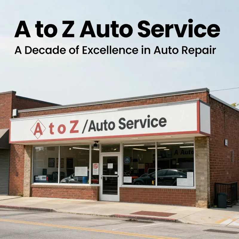 The former storefront of A to Z Auto Service located at 4129 N Western Ave, Chicago, Illinois.