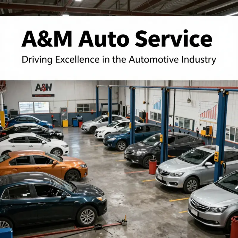 A view of A&M Auto Service, highlighting its commitment to quality and professionalism in the automotive industry.