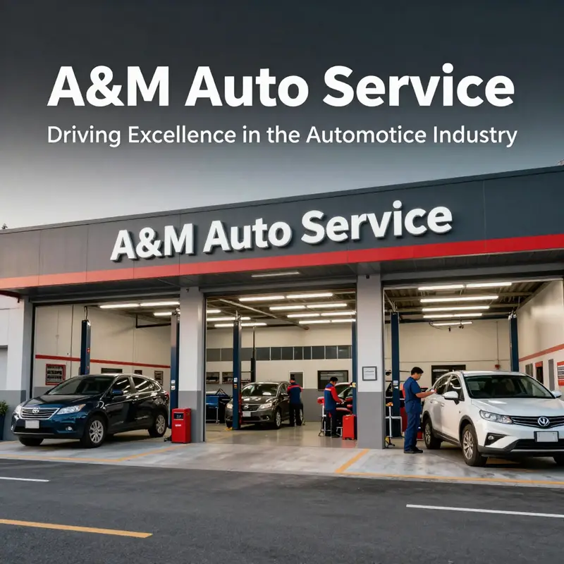 A view of A&M Auto Service, highlighting its commitment to quality and professionalism in the automotive industry.
