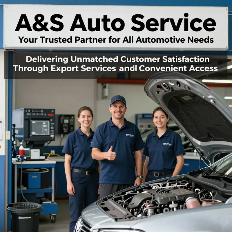 A&S Auto Service staff members providing high-quality automotive service with professionalism.