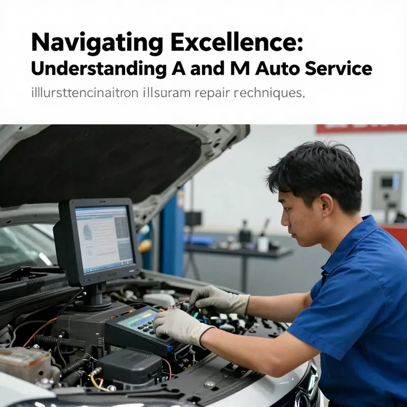 A snapshot of A and M Auto Service: where sales meet comprehensive automotive solutions.