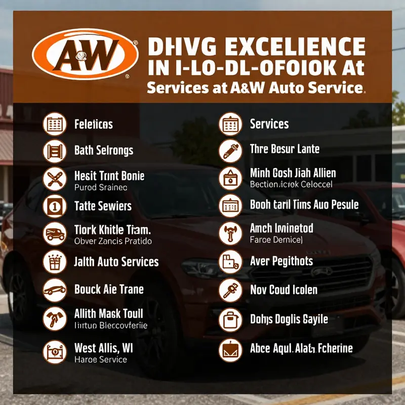 A&W Auto Service Smithfield, RI: A hub of automotive excellence and customer care.