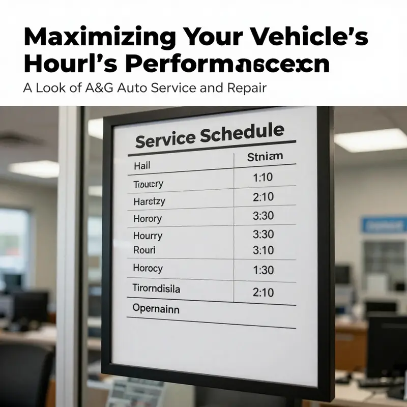 A&G Auto Service showcases its advanced equipment and skilled technicians delivering exceptional repair services.