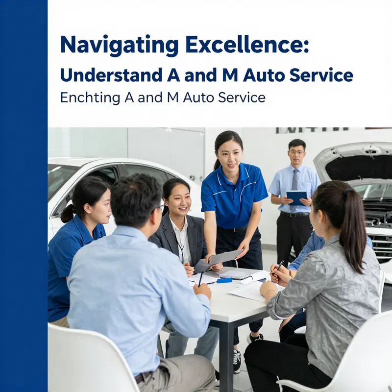 A snapshot of A and M Auto Service: where sales meet comprehensive automotive solutions.