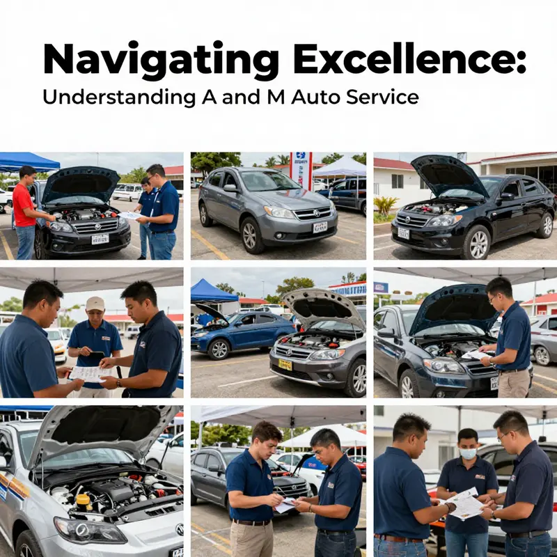 A snapshot of A and M Auto Service: where sales meet comprehensive automotive solutions.