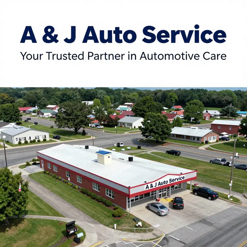 A glimpse of A & J Auto Service, the heart of automotive care in Wardensville, West Virginia.