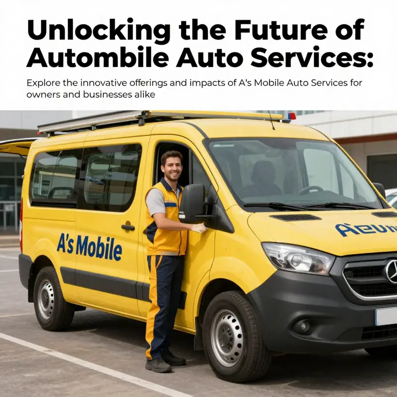 Mobile auto service vehicle with a mechanic providing convenient automotive solutions.