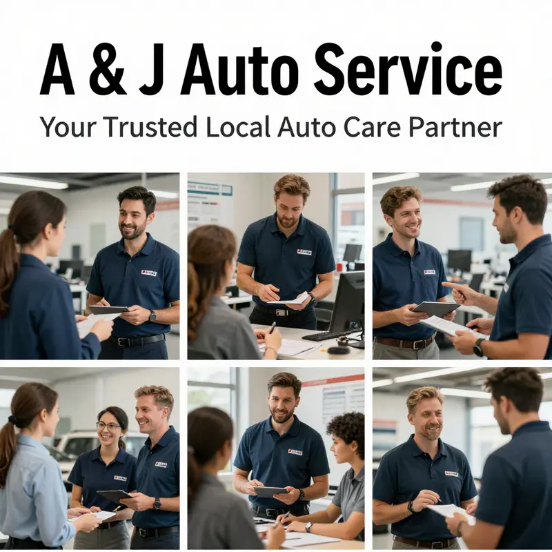 The inviting facade of A & J Auto Service, emphasizing professionalism and quality care.