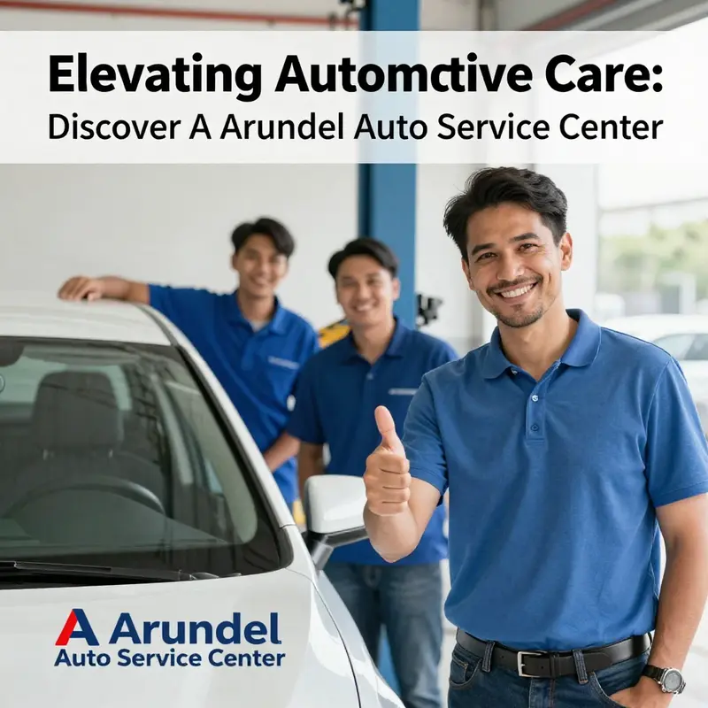 A welcoming view of A Arundel Auto Service Center, highlighting its accessibility and inviting atmosphere.