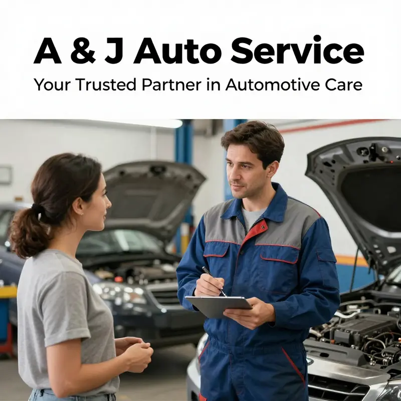 A glimpse of A & J Auto Service, the heart of automotive care in Wardensville, West Virginia.