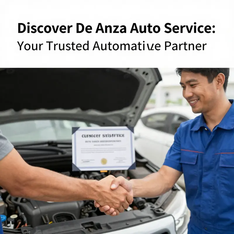 Technicians at De Anza Auto Service providing a range of automotive services.