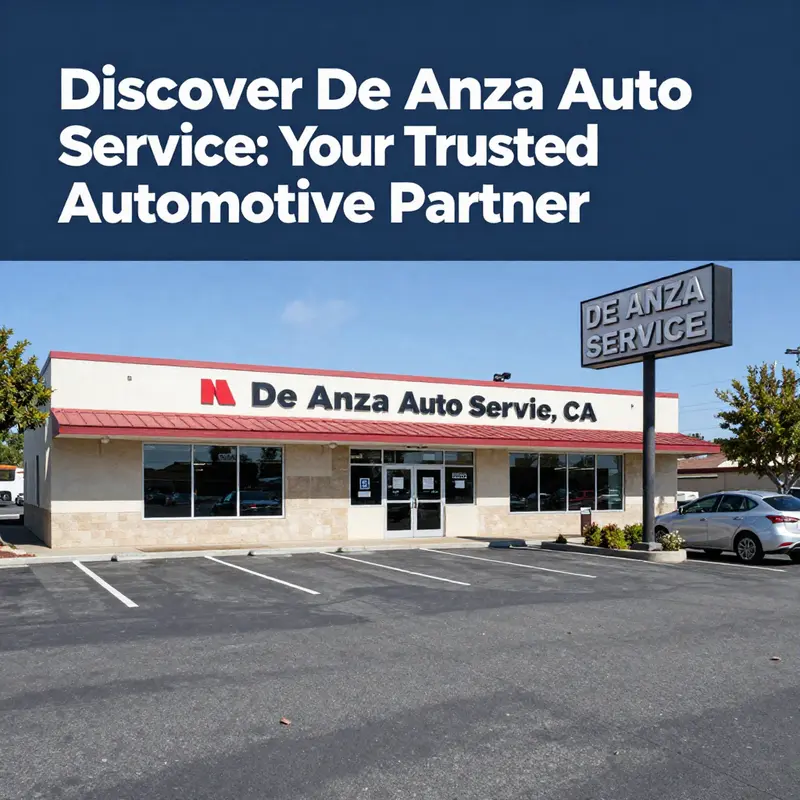 Technicians at De Anza Auto Service providing a range of automotive services.
