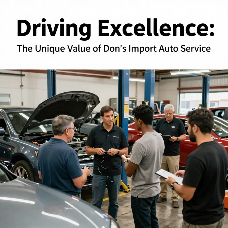 Certified mechanics at Don’s Import Auto Service ensure excellence in every vehicle service.