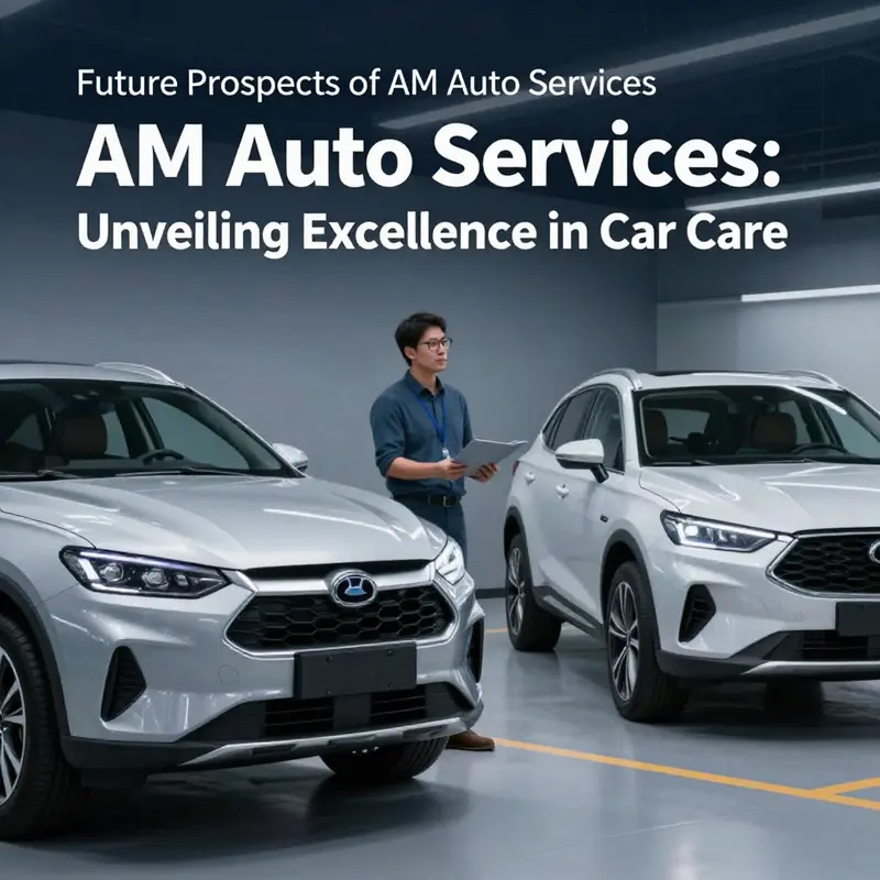 A mechanic expertly inspecting a vehicle at the AM Auto Services workshop.