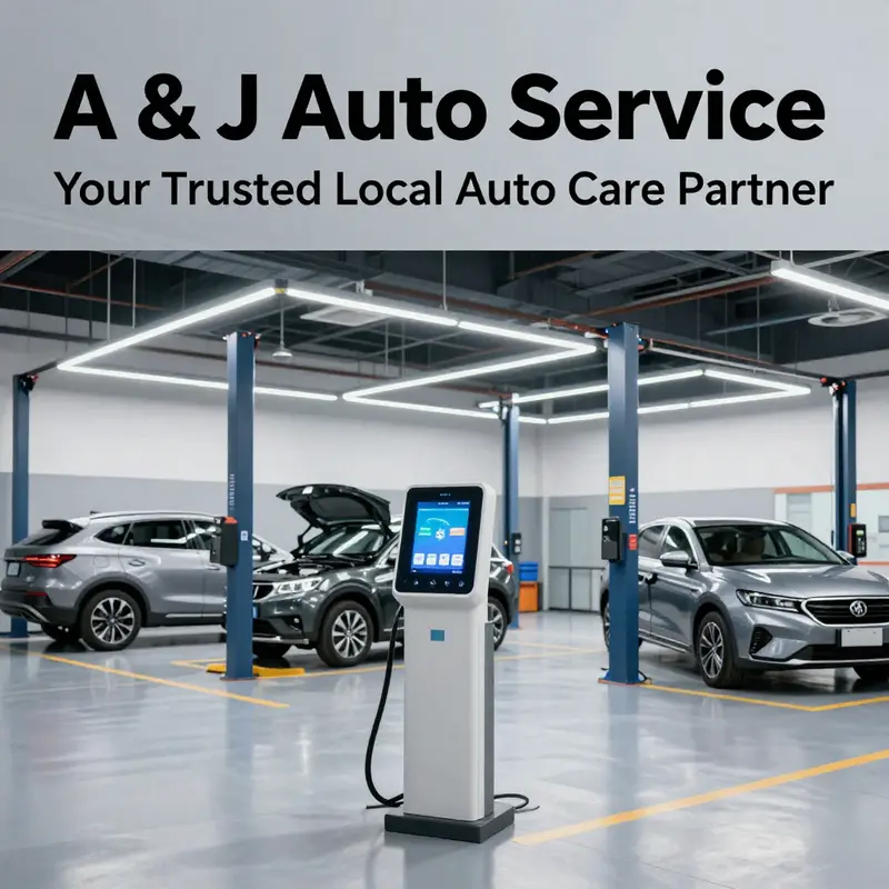 The inviting facade of A & J Auto Service, emphasizing professionalism and quality care.