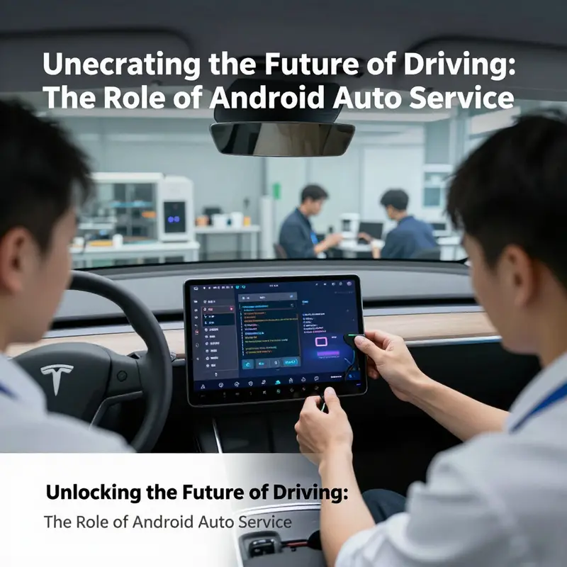 An engaging look at the Android Auto interface, exemplifying its functionalities in modern vehicles.