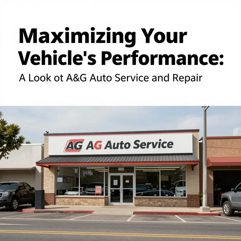 A&G Auto Service showcases its advanced equipment and skilled technicians delivering exceptional repair services.