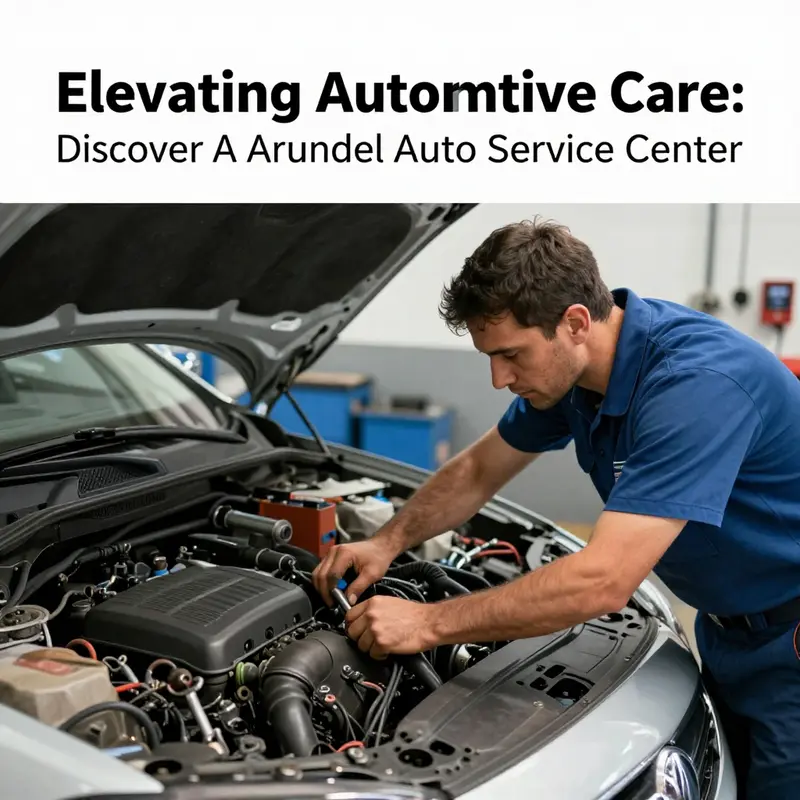 A welcoming view of A Arundel Auto Service Center, highlighting its accessibility and inviting atmosphere.