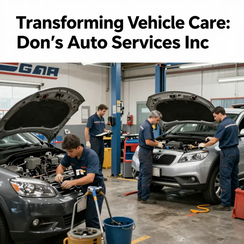 Expert technicians providing a range of auto repair and maintenance services at Don’s Auto Services Inc.