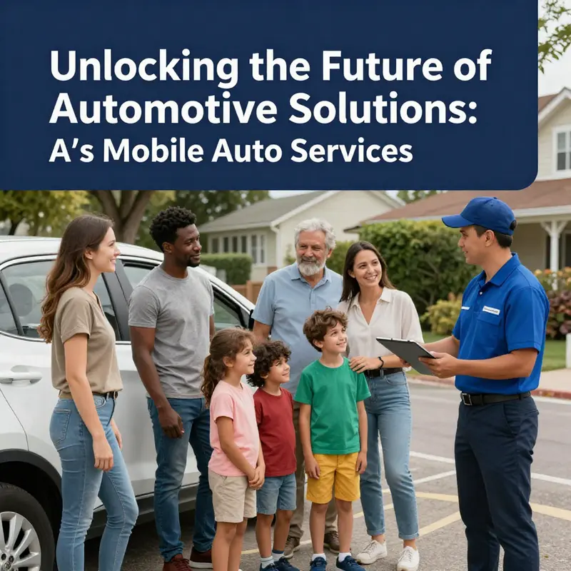 A’s Mobile Auto Services provide on-site automotive repair, showcasing convenience for car owners.