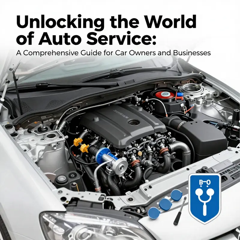 A bustling auto service workshop where skilled mechanics perform a variety of vehicle maintenance tasks.