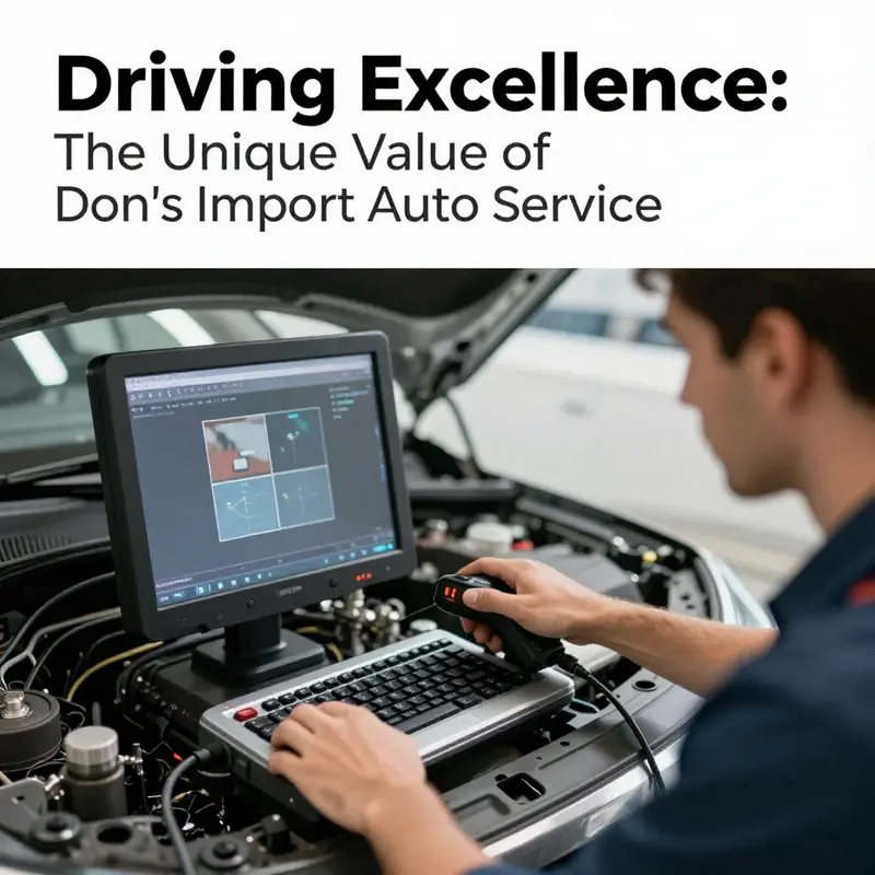 Certified mechanics at Don’s Import Auto Service ensure excellence in every vehicle service.