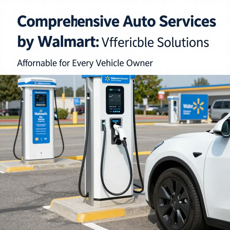 Walmart’s Auto Care Center offering efficient oil change services with certified technicians.