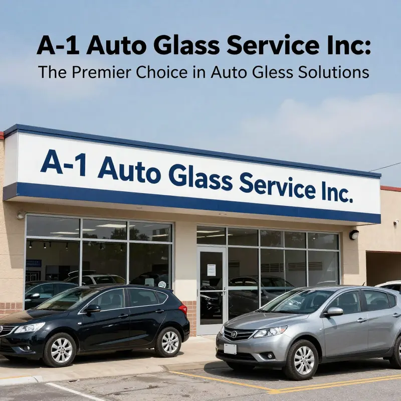 The welcoming storefront of A-1 Auto Glass Service Inc. highlights their commitment to quality service.
