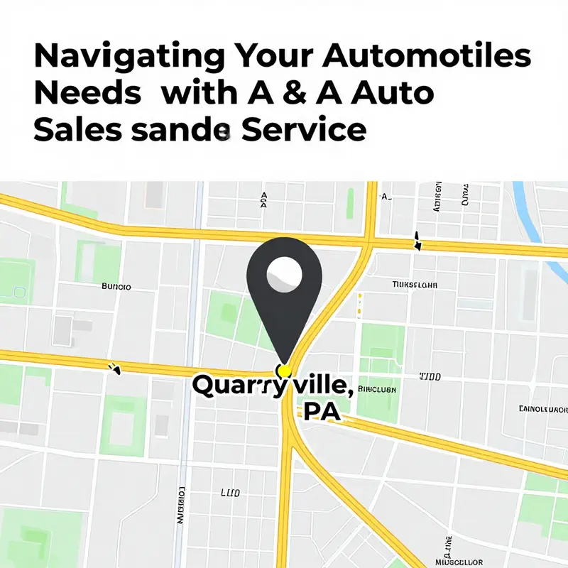 Exterior view of A & A Auto Sales and Service, highlighting a selection of quality used vehicles.