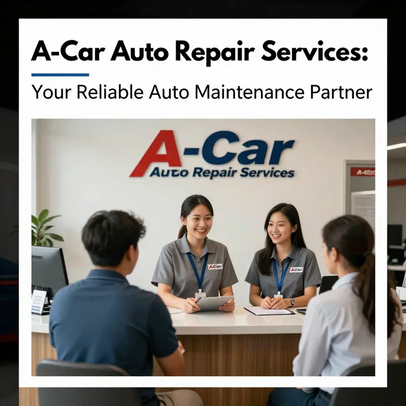 An exterior view of A-Car Auto Repair Services, reflecting the professional image of the business.