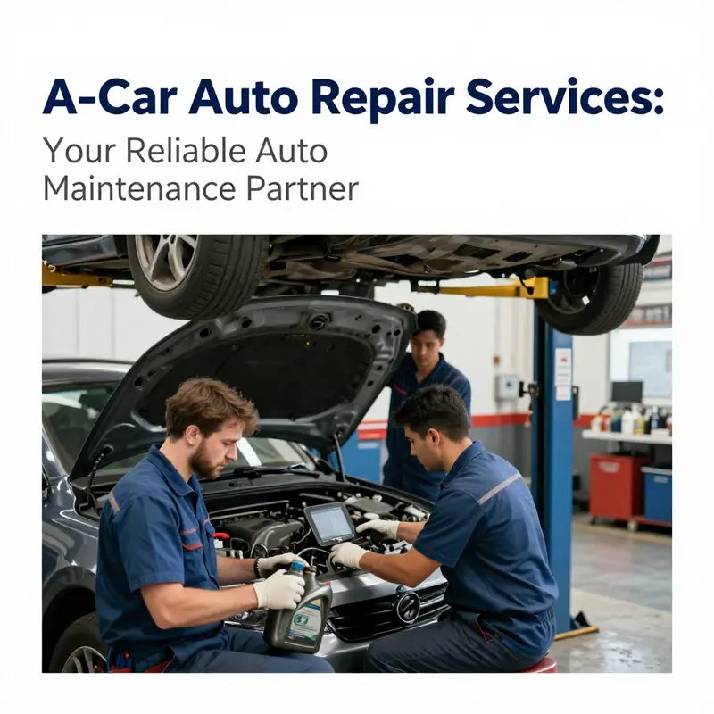 An exterior view of A-Car Auto Repair Services, reflecting the professional image of the business.