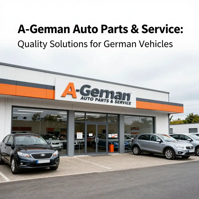 A-German Auto Parts & Service: A hub for quality German automotive components.