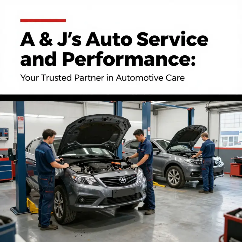An inside look at A & J’s Auto Service, where skilled technicians deliver a range of automotive services.