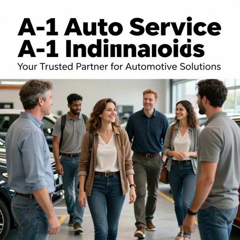The welcoming entrance of A-1 Auto Service in Indianapolis, providing a convenient stop for all your automotive needs.