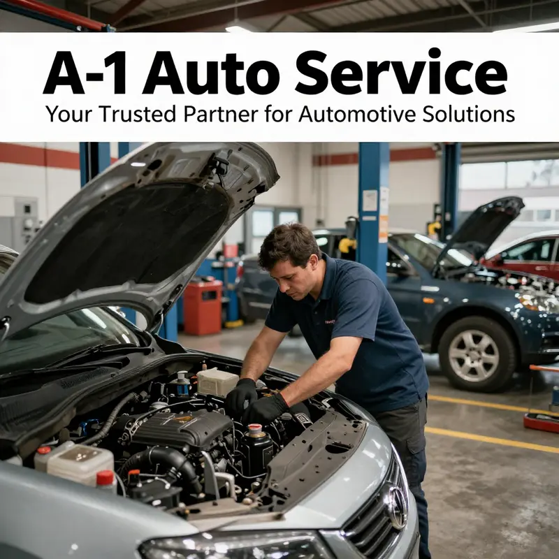 The welcoming entrance of A-1 Auto Service in Indianapolis, providing a convenient stop for all your automotive needs.