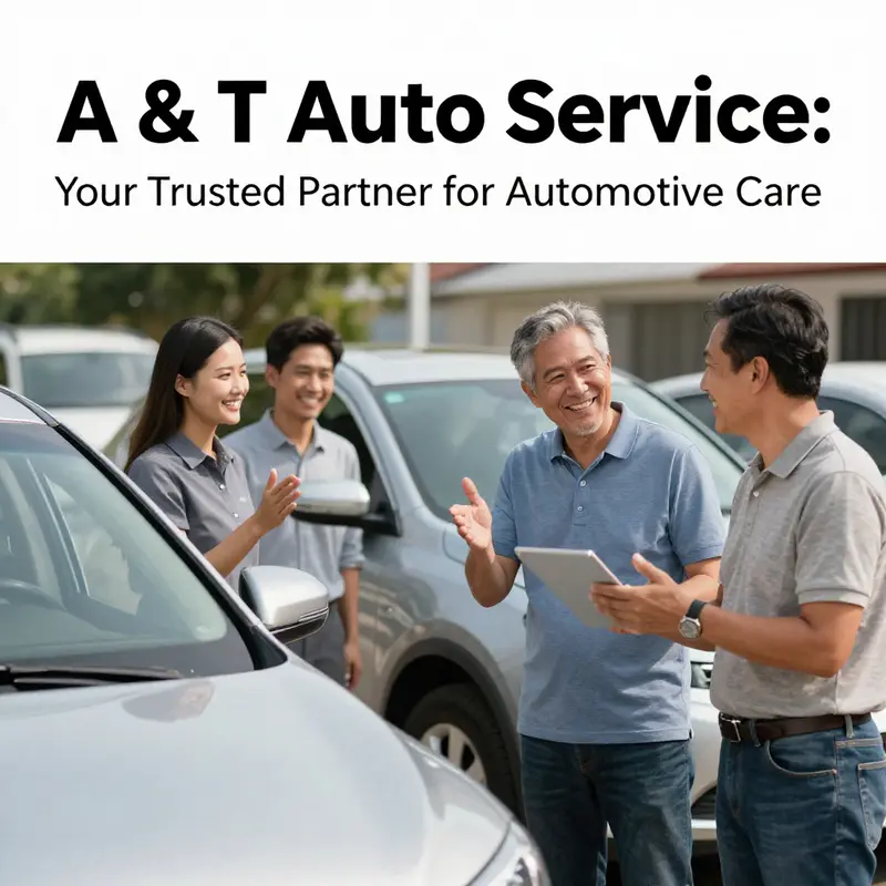 A & T Auto Service facility exuding professionalism and readiness to serve customers.