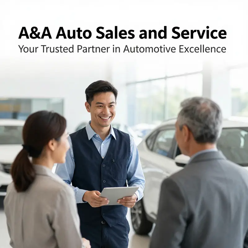 The evolution of A&A Auto Sales & Service from a small repair shop to a reputable used car dealership.