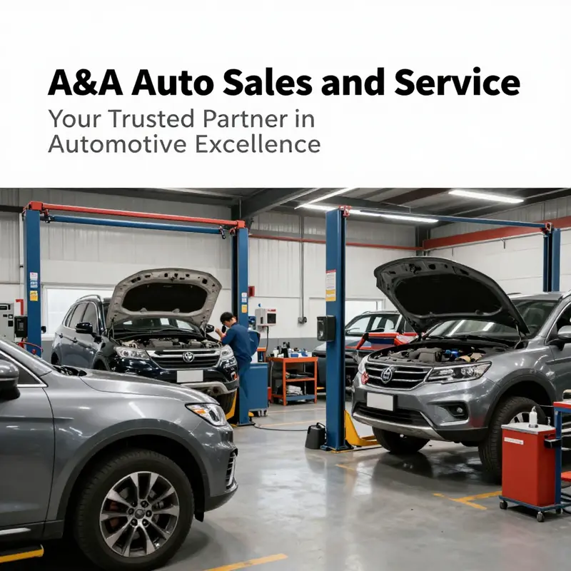 The evolution of A&A Auto Sales & Service from a small repair shop to a reputable used car dealership.