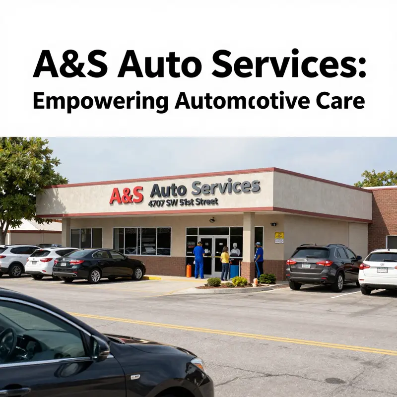 A&S Auto Services workshop showcasing expert technicians at work.
