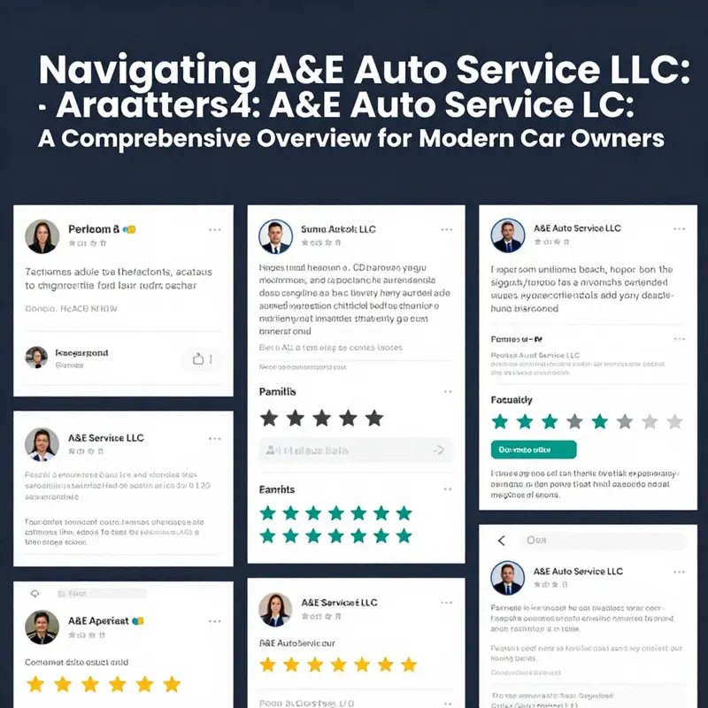 A snapshot of the registration and business operations at A&E Auto Service LLC.