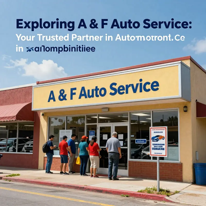 Visual representation of A & F Auto Service locations across the United States.